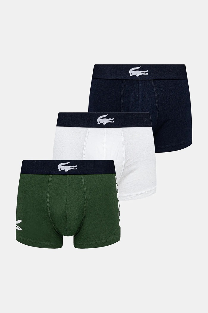 Boksarice Lacoste 3-pack Pletenina mornarsko modra 5H1291