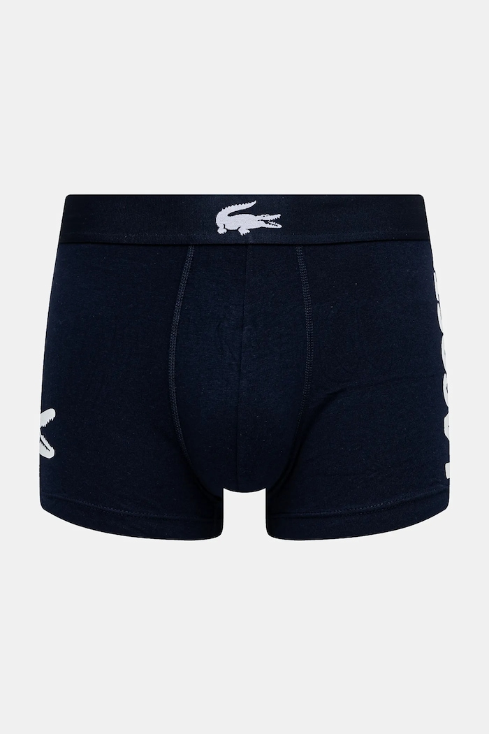 Bokserice Lacoste 3-pack 5H1291 mornarsko plava NC25