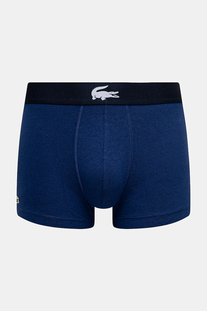 Bokserice Lacoste 3-pack mornarsko plava 5H1291