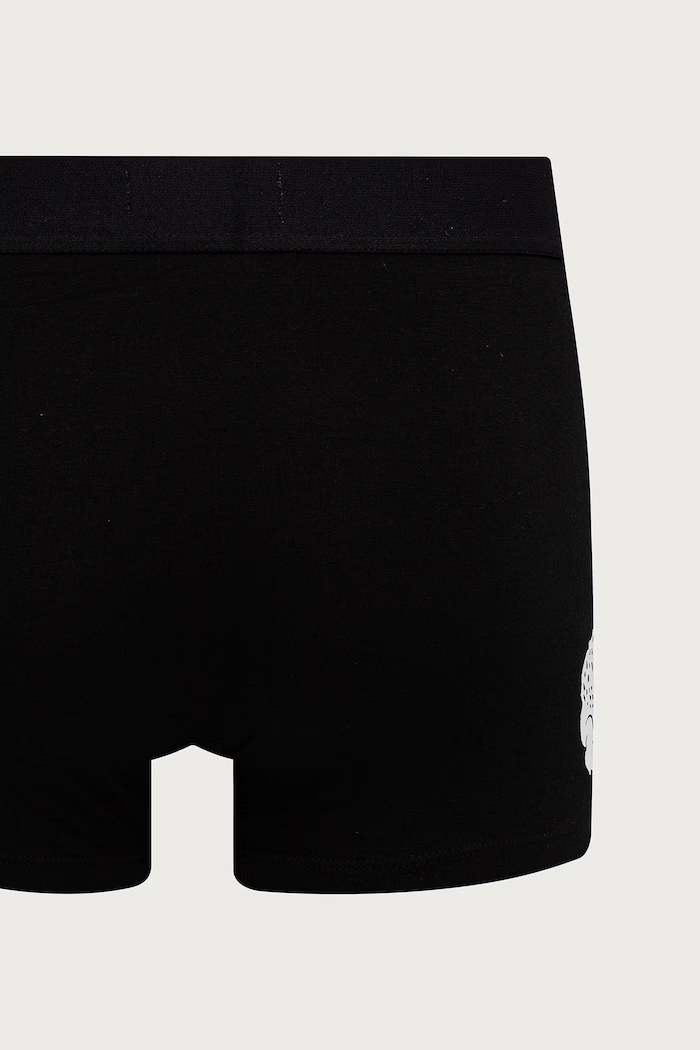 Bokserki dopasowane męskie z bawełną 3-pack Lacoste 5H1291 czarny