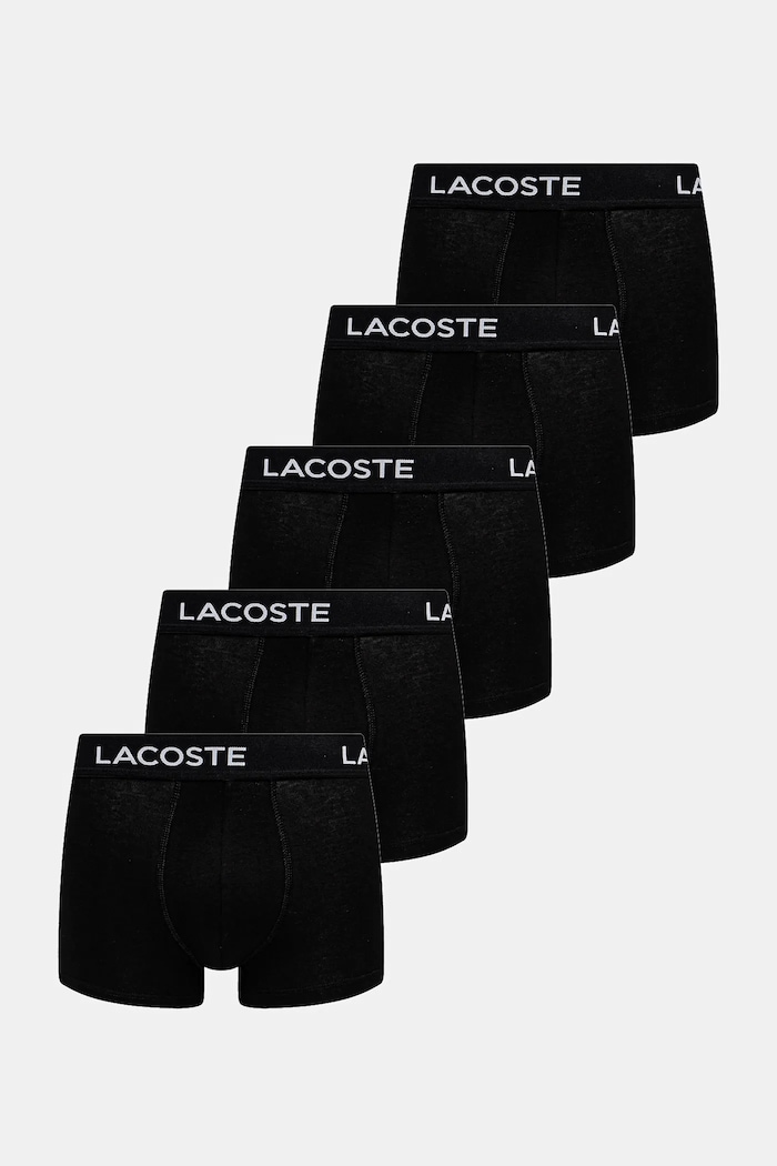 Lacoste bokserki 5-pack bawełna czarny 5H1292