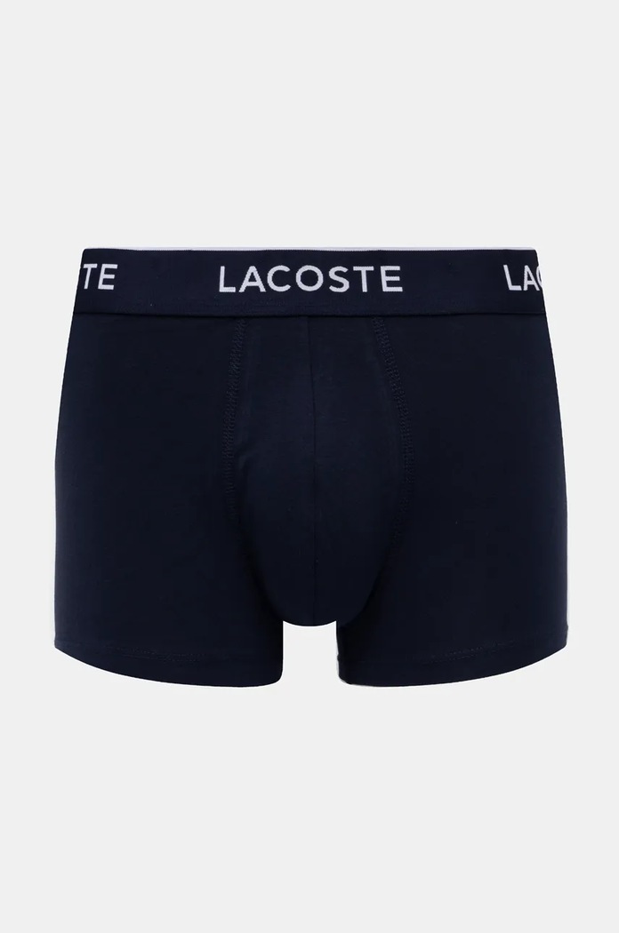 Lacoste oprijete boksarice moške bombažne z elastanom paket 3 kosov mornarsko modra 5H1297