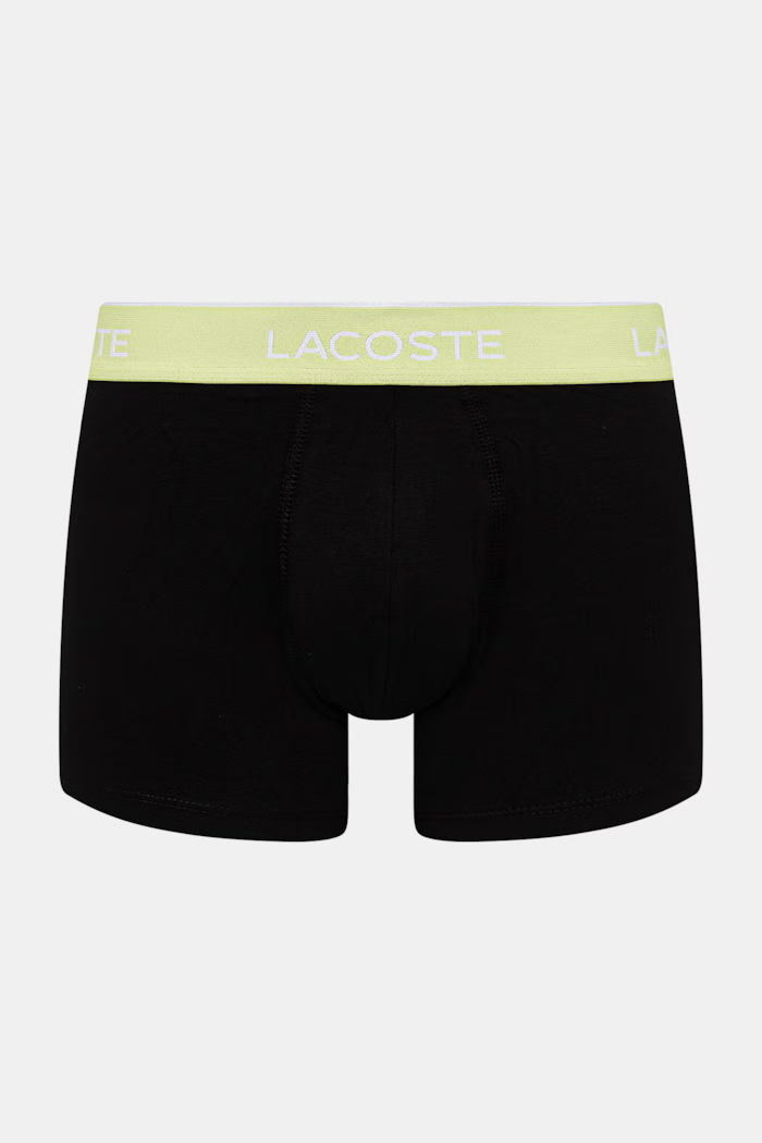 Lacoste εφαρμοστά μποξεράκια Ανδρικά βαμβάκι με ελαστάν 3-pack 5H1297 μαύρο SS26