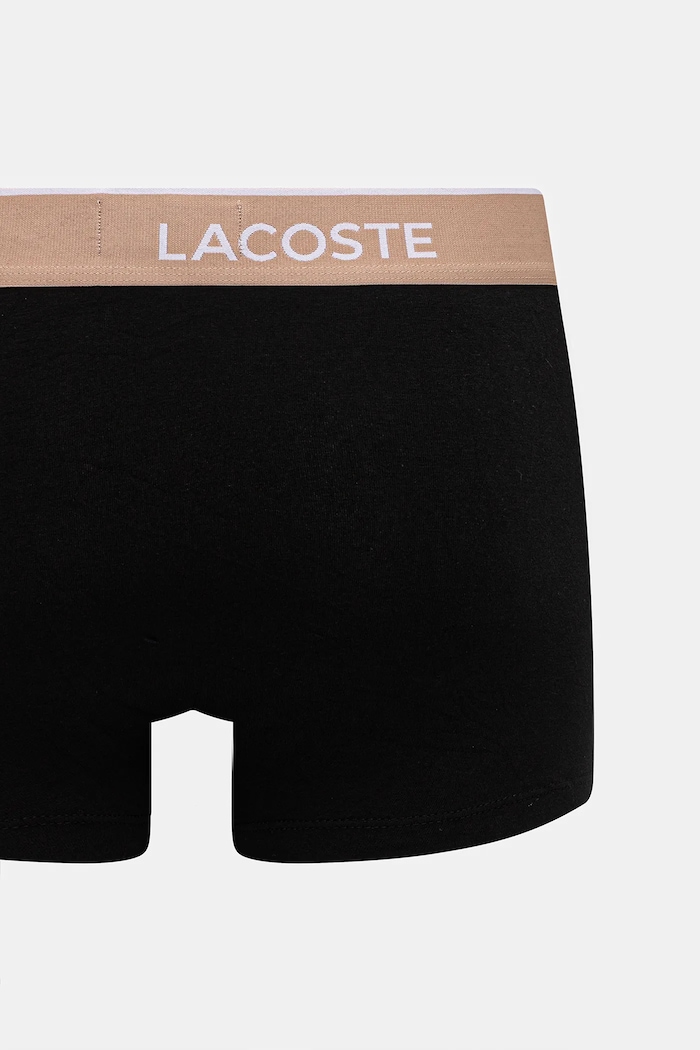 Lacoste oprijete boksarice moške bombažne z elastanom paket 3 kosov 5H1297