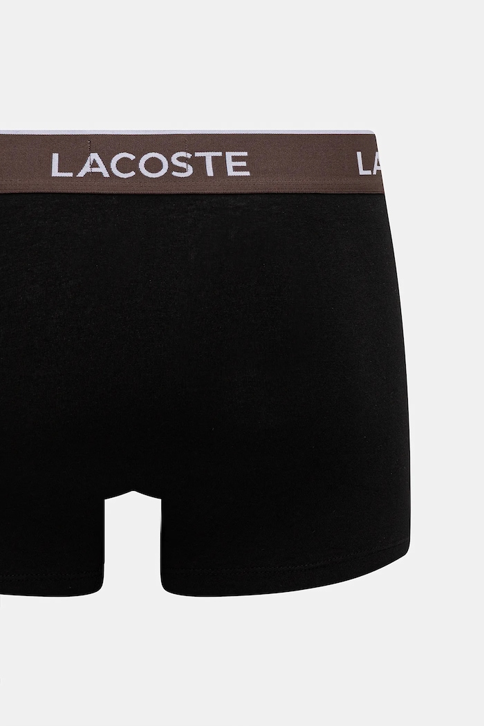 Lacoste oprijete boksarice moške bombažne z elastanom paket 3 kosov 5H1297