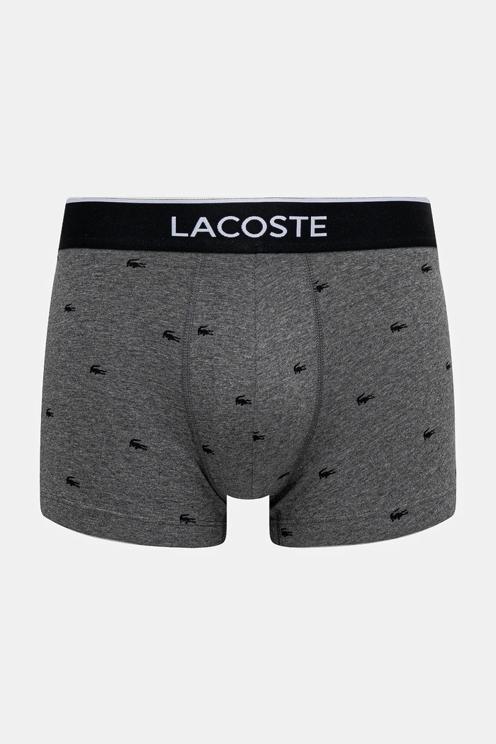 Boxerky Lacoste 3-pak 5H1299 sivá SS26