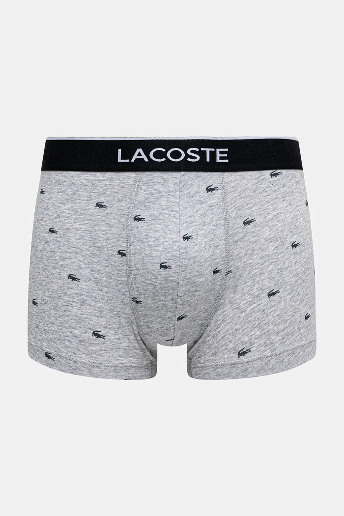 Oblečenie Boxerky Lacoste 3-pak 5H1299 sivá