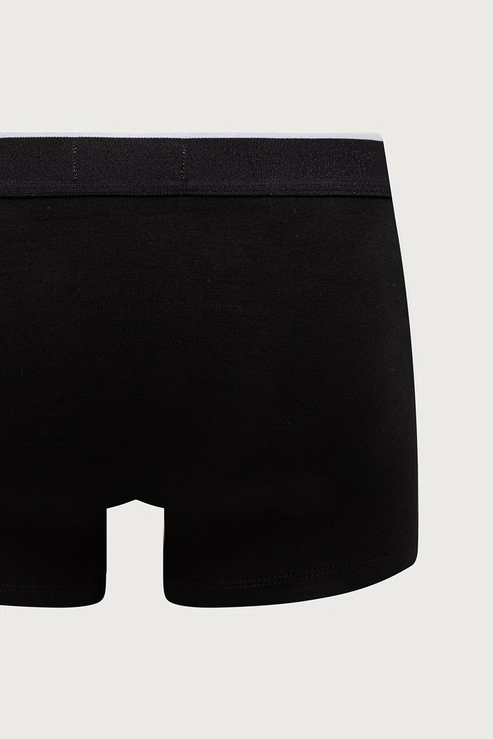 Lacoste bokserki dopasowane męskie bawełniane z elastanem 3-pack 5H1299 czarny