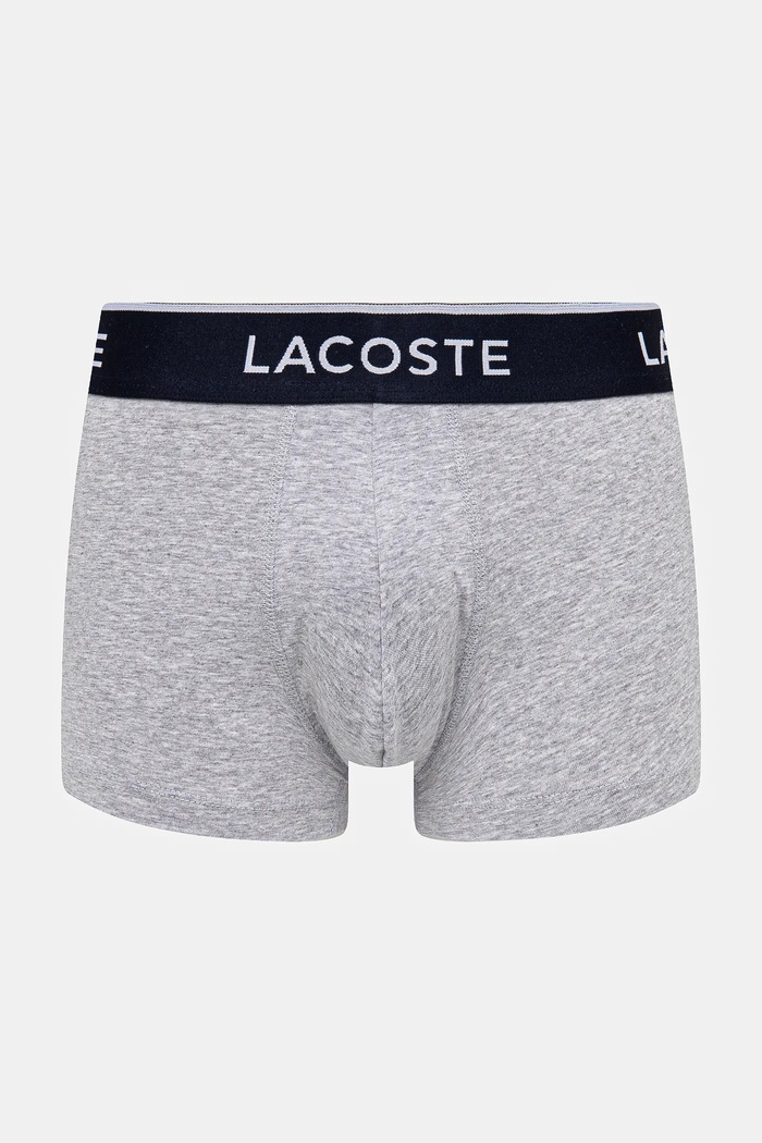 Lacoste boxeri mulați pentru bărbați din bumbac cu elastan pachet de 3 albastru 5H1300