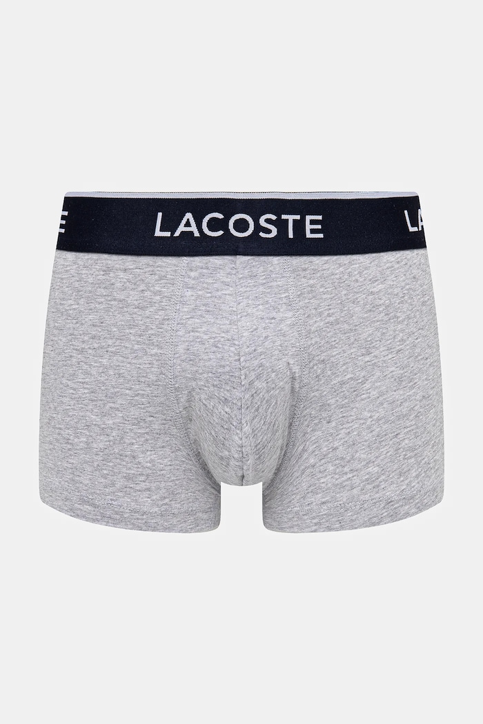 Lacoste boxeri mulați pentru bărbați din bumbac cu elastan pachet de 3 albastru 5H1300