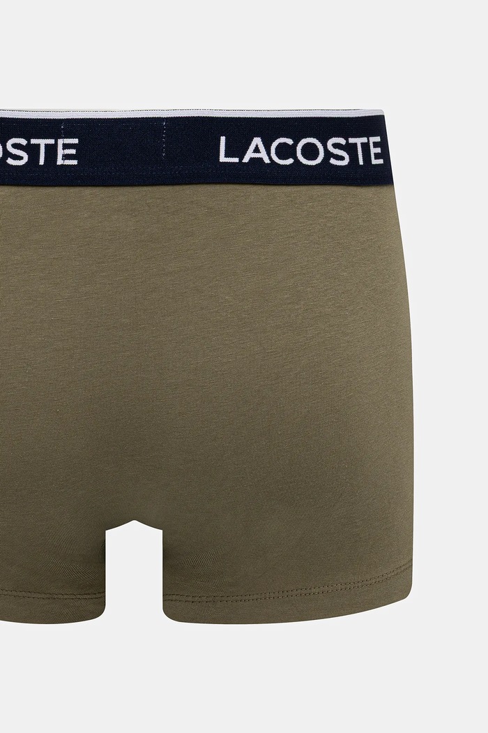 Lacoste oprijete boksarice moške bombažne z elastanom paket 3 kosov 5H1300
