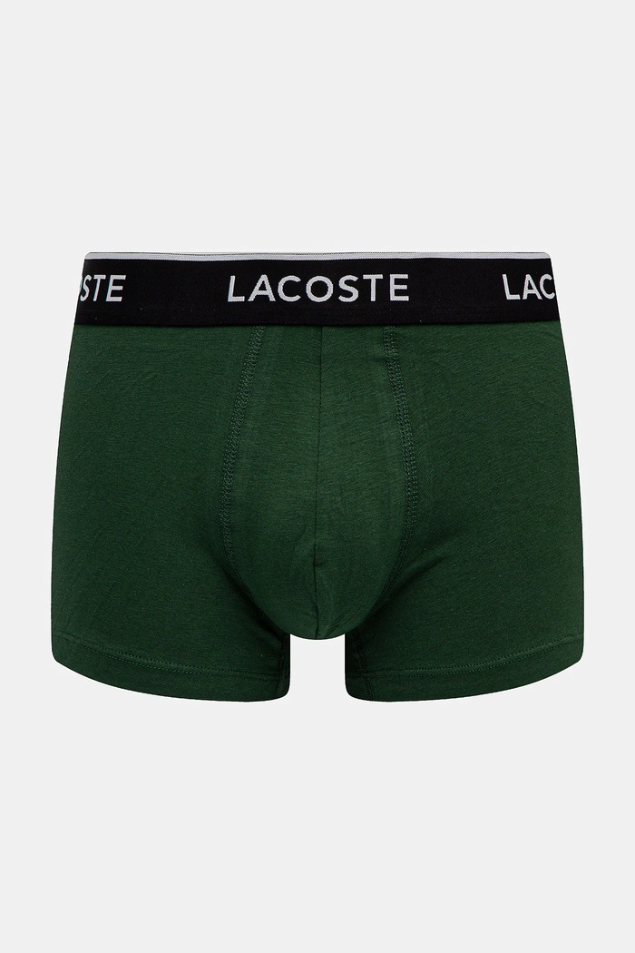Lacoste oprijete boksarice moške bombažne z elastanom paket 3 kosov 5H1300 siva SS26