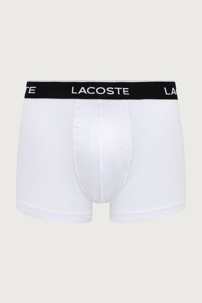 Lacoste boxeri mulați pentru bărbați din bumbac cu elastan pachet de 3 negru 5H1300