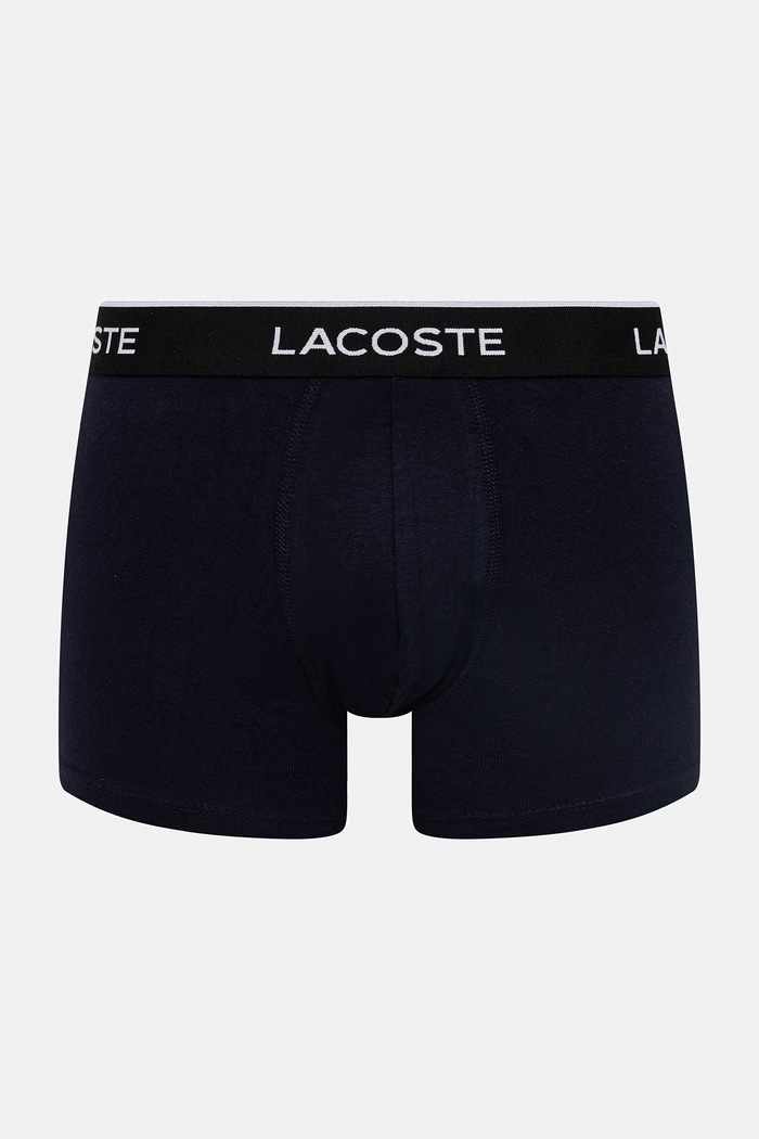 Lacoste oprijete boksarice moške bombažne z elastanom paket 3 kosov pisana 5H1300