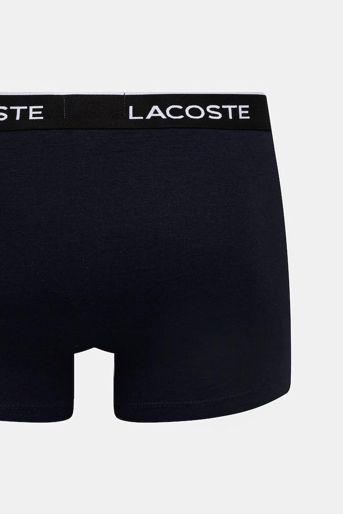 Lacoste oprijete boksarice moške bombažne z elastanom paket 3 kosov 5H1300