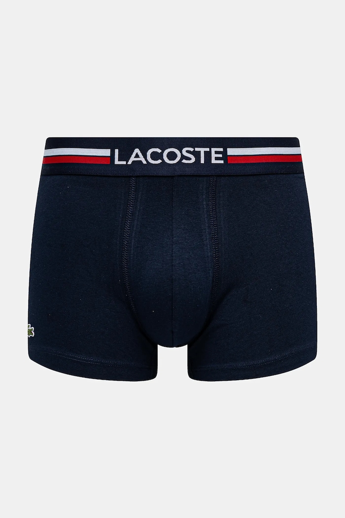 Oblečení Boxerky Lacoste 3-pack 5H2390 námořnická modř