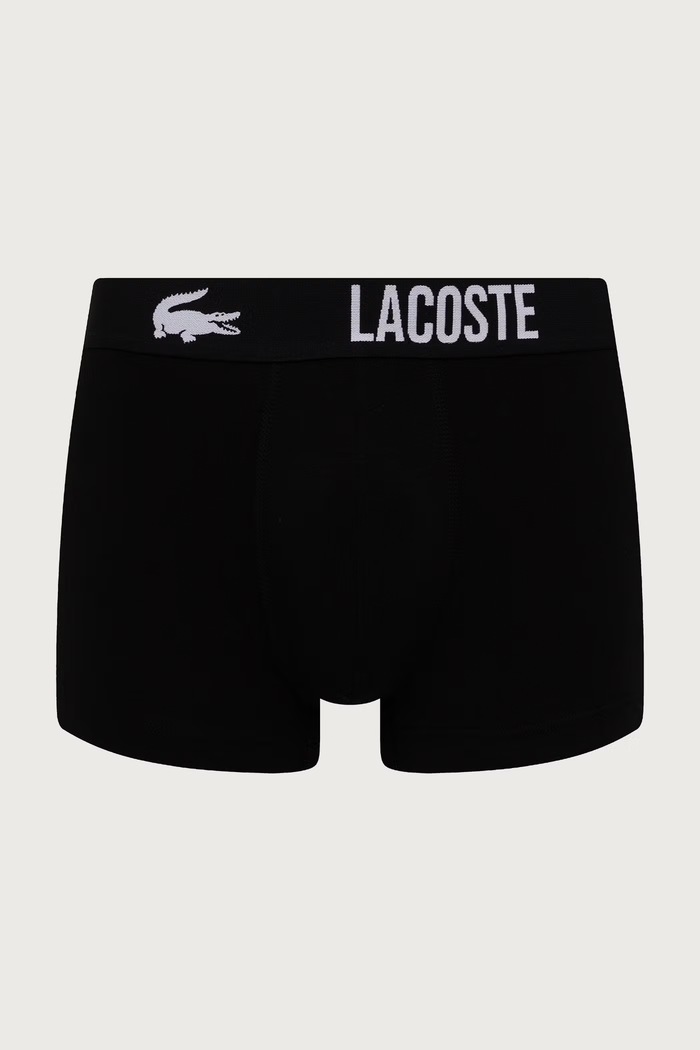 Lacoste boxeri pentru bărbați din bumbac cu elastan pachet de 3 verde 5H2393