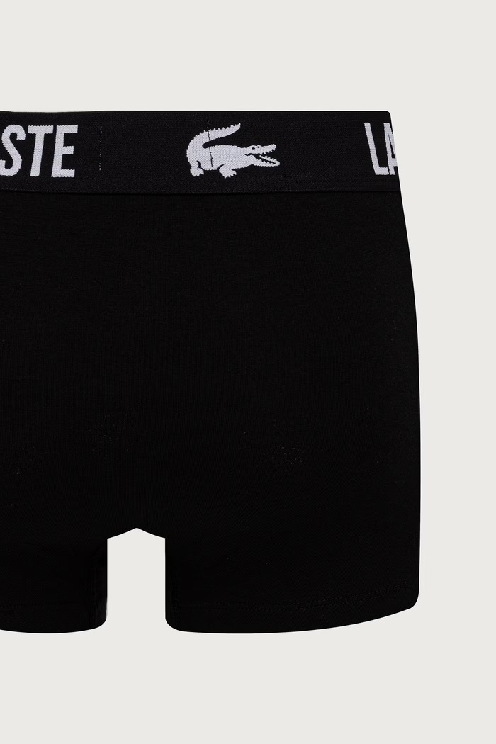 Lacoste boxeri pentru bărbați din bumbac cu elastan pachet de 3 5H2393