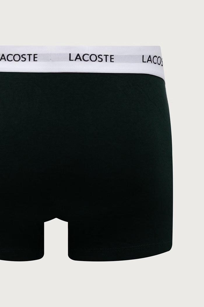 Lacoste Přiléhavé boxerky pánské bavlněné s elastanem 3-pack 5H5150