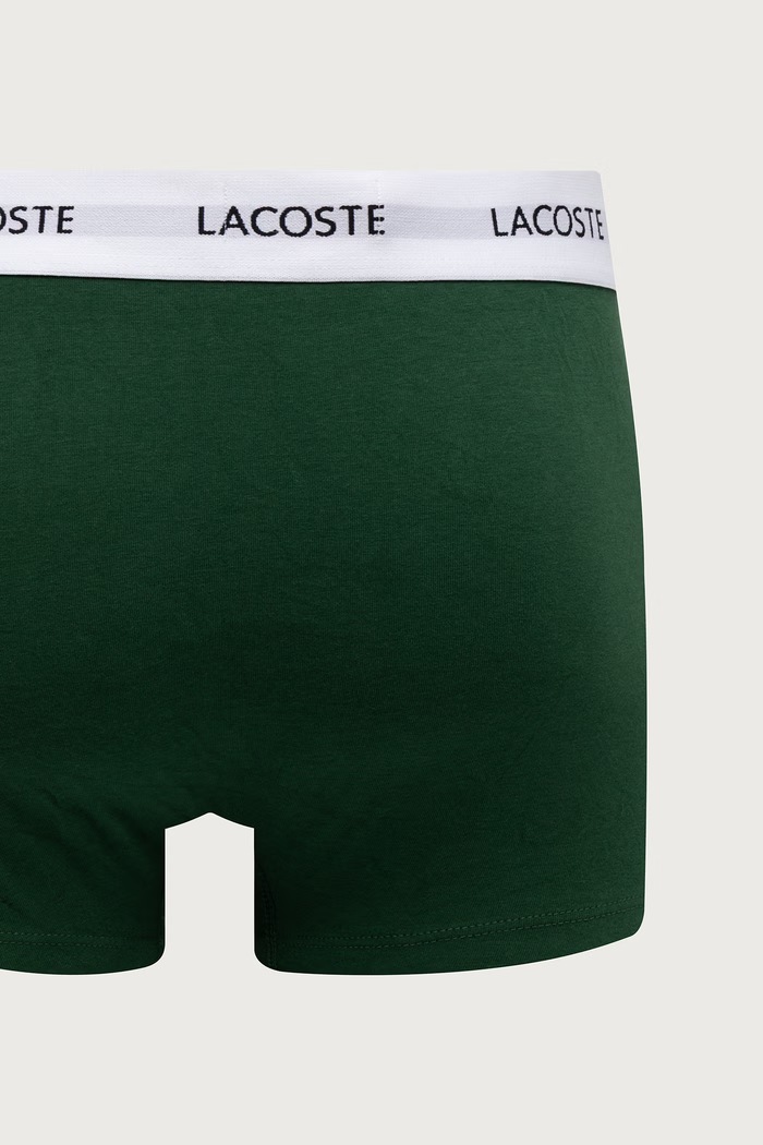 Lacoste Přiléhavé boxerky pánské bavlněné s elastanem 3-pack 5H5150