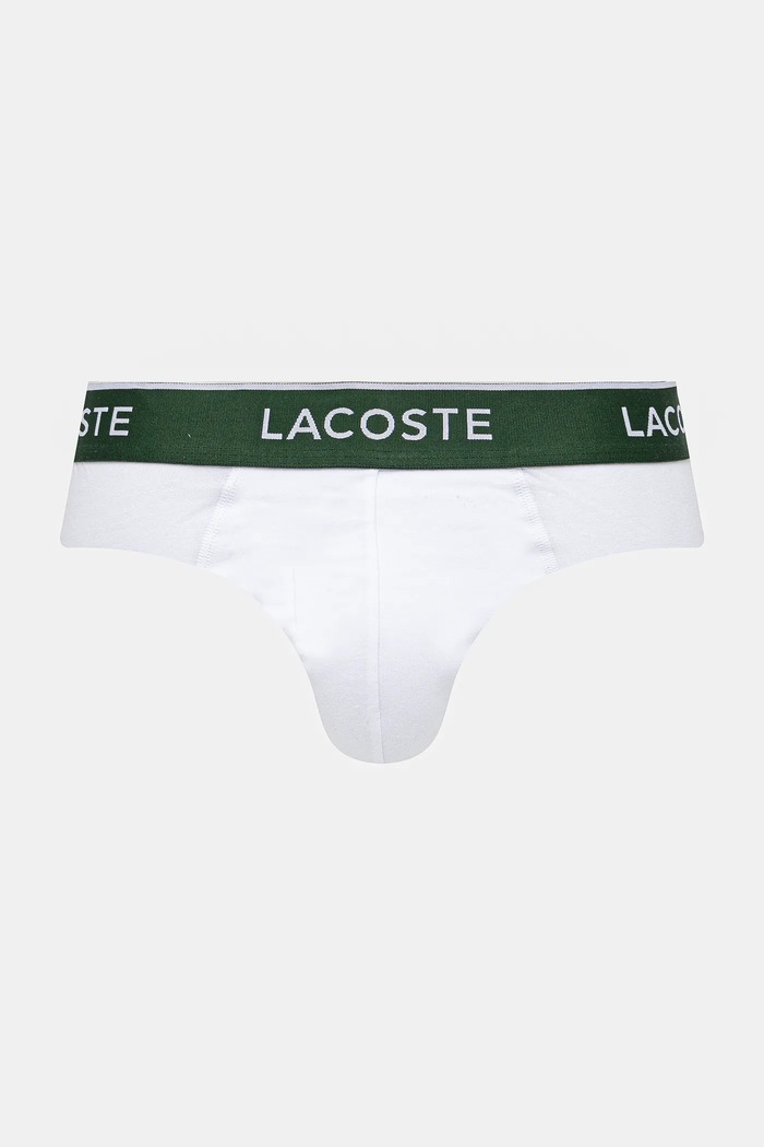Slipy Lacoste 3-pak biela 8H1293