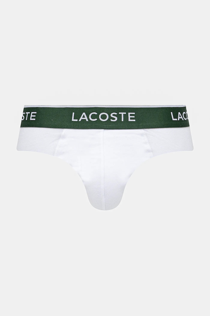 Slipy Lacoste 3-pak biela 8H1293