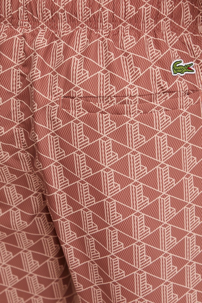 Lacoste moške kopalne kratke hlače oranžna MH9086