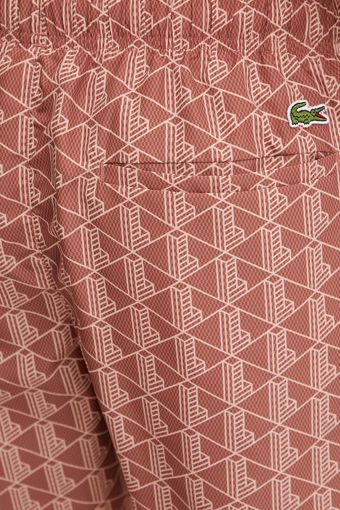 Lacoste moške kopalne kratke hlače oranžna MH9086