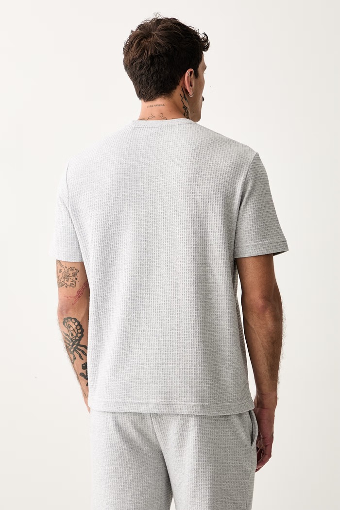 Одежда HUGO футболка lounge для мужчин с хлопком Austin T-Shirt 50532011 серый