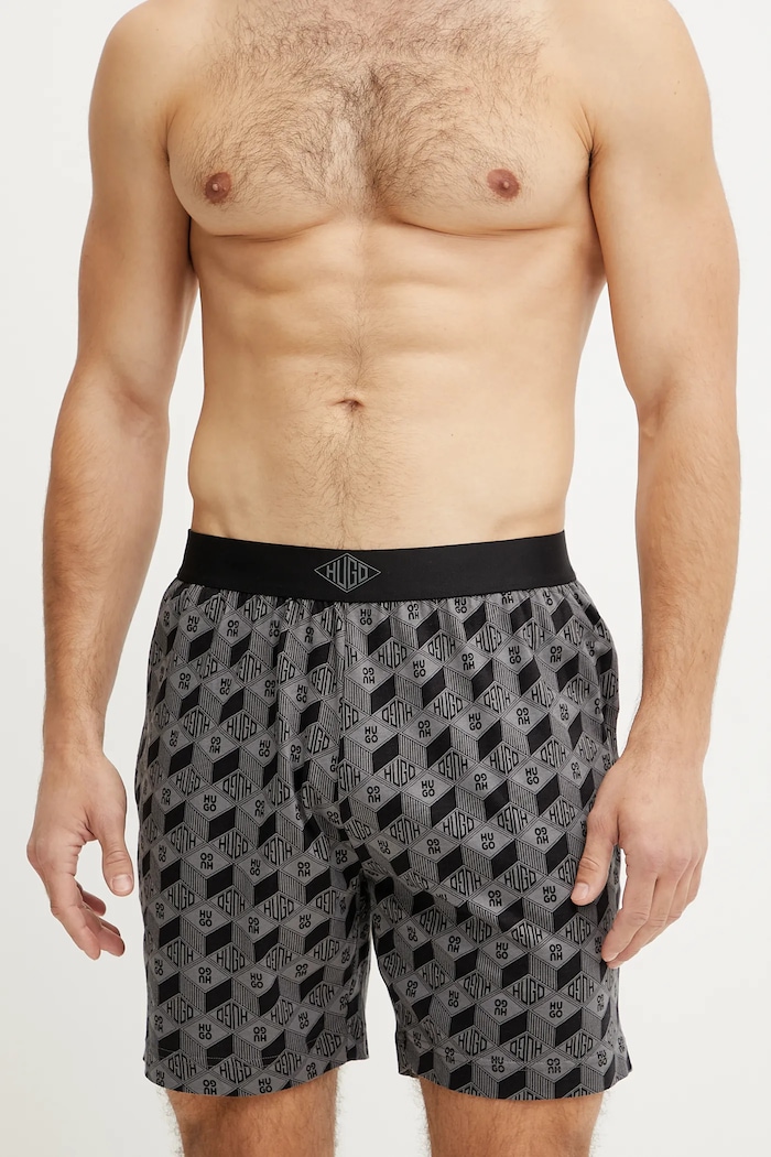Πιτζάμα HUGO 50540070 γκρί SS25