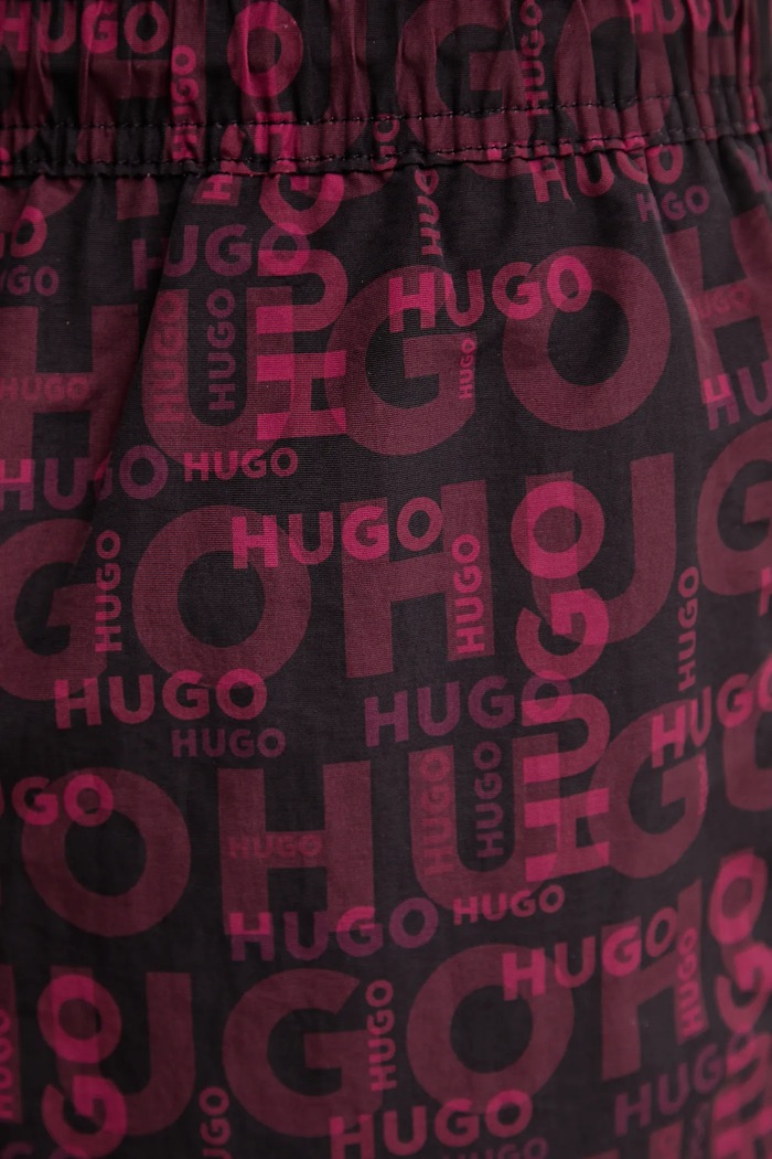 HUGO kopalne kratke hlače moške RIK črna 50533795