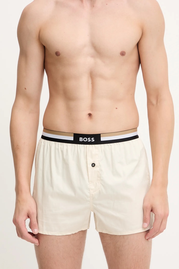 BOSS Boxeri de bumbac 2-pack 50535792 negru SS25