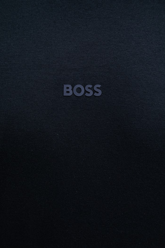 BOSS dvojdielne pyžamo pánske bavlnené tmavomodrá 50540613