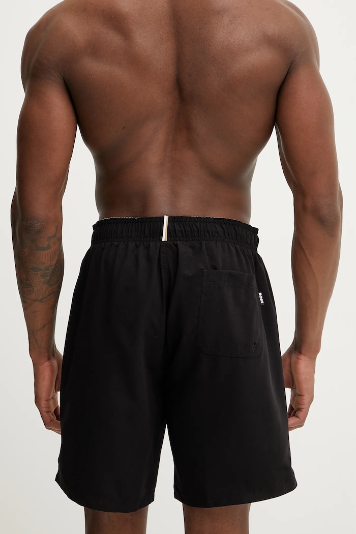 BOSS pantaloni scurti de baie 50509127 negru SS26