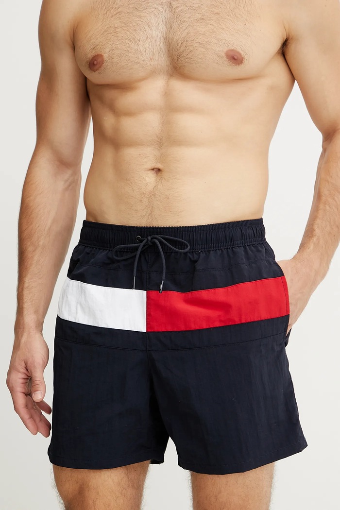 Kratke hlače za kupanje Tommy Hilfiger UM0UM03474 mornarsko plava SS25