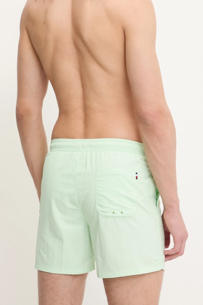 Îmbrăcăminte Tommy Hilfiger pantaloni scurți de baie bărbați UM0UM03477 verde