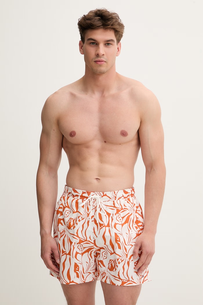 Tommy Hilfiger plavecké šortky pánske oranžová UM0UM03491