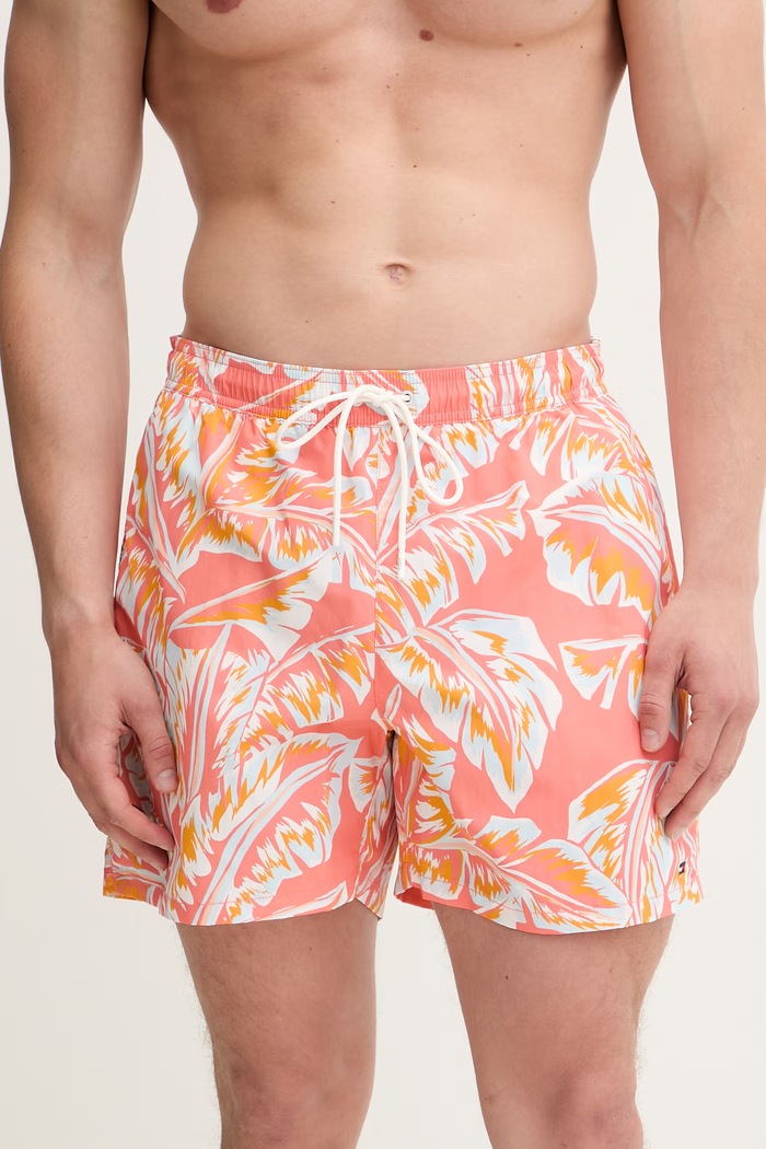 Tommy Hilfiger plavecké šortky pánske UM0UM03491 oranžová SS26