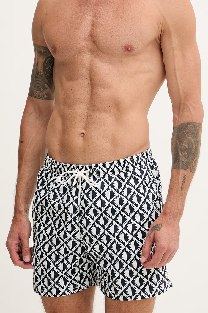 Tommy Hilfiger pantaloni scurți de baie bărbați UM0UM03491 bleumarin SS26