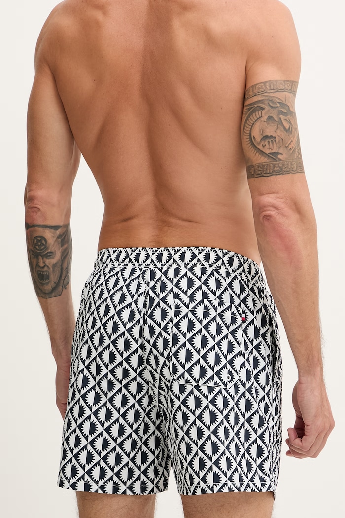 Îmbrăcăminte Tommy Hilfiger pantaloni scurți de baie bărbați UM0UM03491 bleumarin