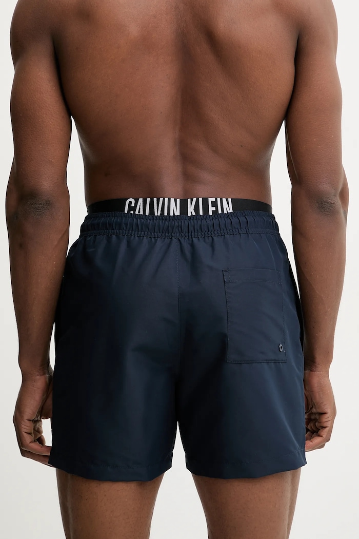 Odzież Calvin Klein szorty kąpielowe KM0KM01093 granatowy