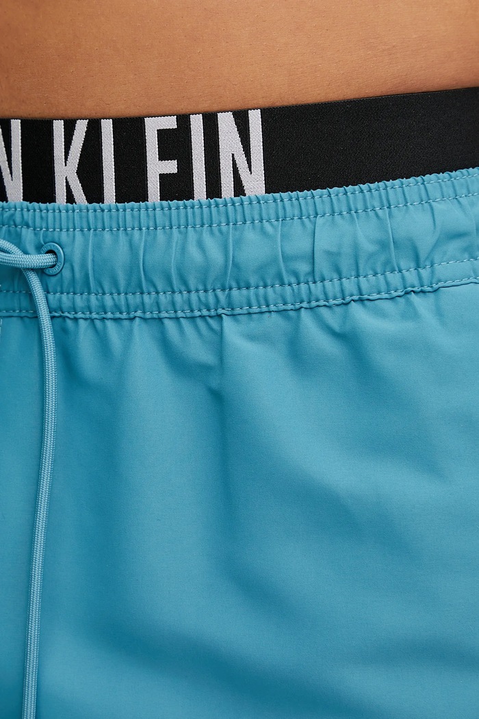 Calvin Klein szorty kąpielowe turkusowy KM0KM01093
