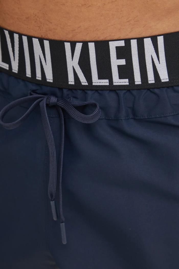 Calvin Klein szorty kąpielowe granatowy KM0KM01094