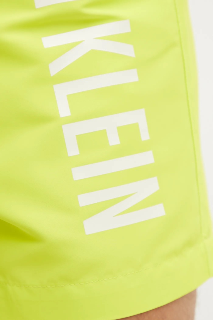 Calvin Klein szorty kąpielowe zielony KM0KM01092