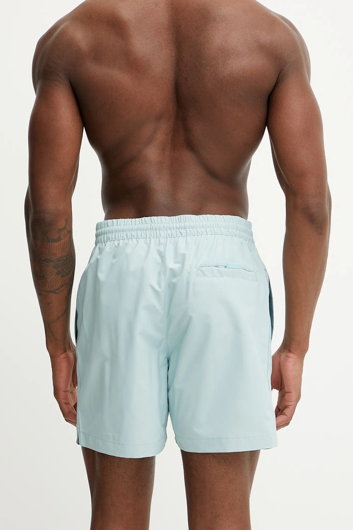 Odzież Calvin Klein szorty kąpielowe KM0KM01109 turkusowy