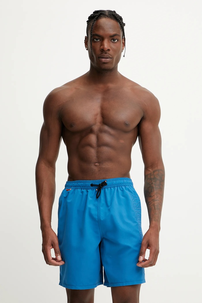 Superdry szorty kąpielowe niebieski M3010246A.WFF