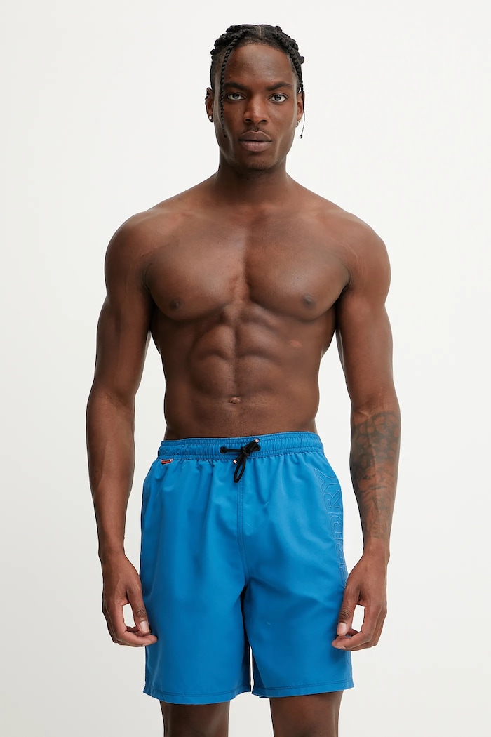 Superdry szorty kąpielowe niebieski M3010246A.WFF