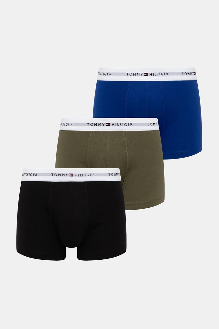 Boxerky Tommy Hilfiger 3-pak bavlna biela UM0UM02761.