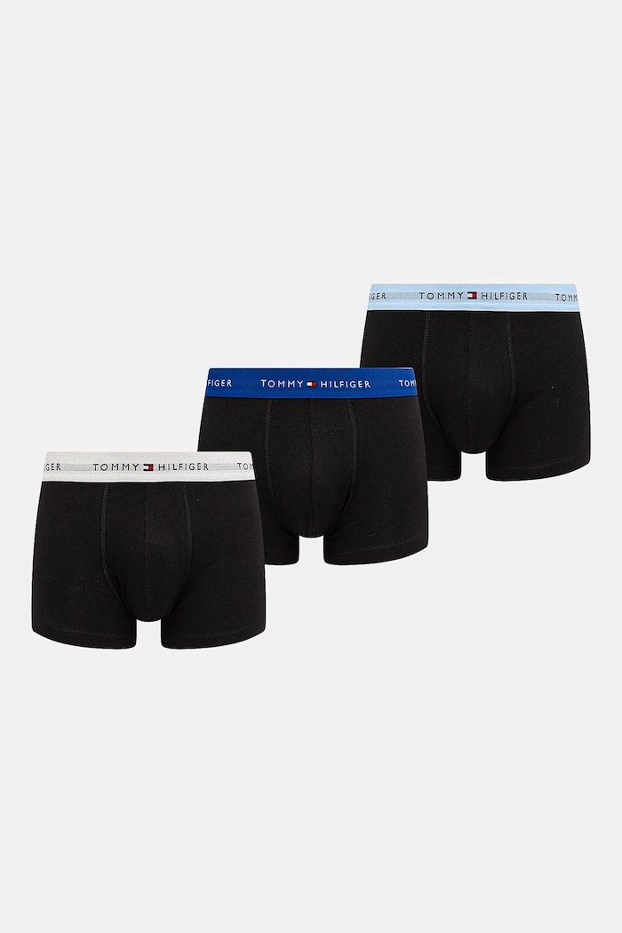 Tommy Hilfiger bokserki 3-pack dzianina czarny UM0UM02763.