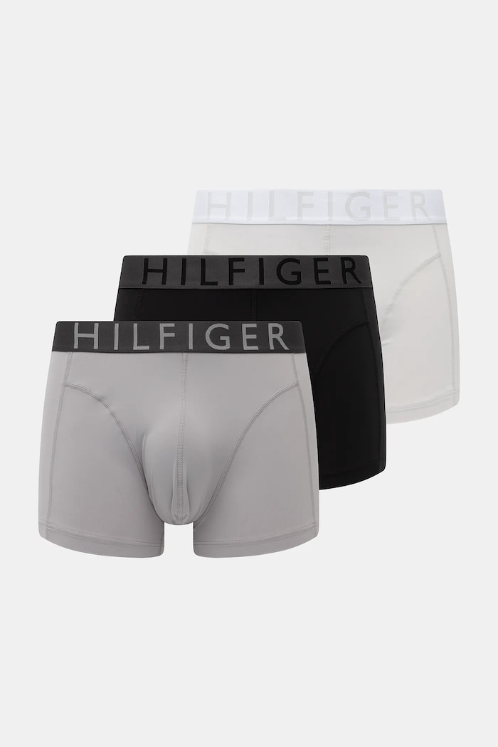 Bokserice Tommy Hilfiger 3-pack pletivo siva UM0UM03467